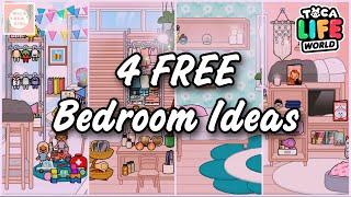 ALL FREE 4 BEDROOM DESIGNS   TOCA LIFE WORLD 