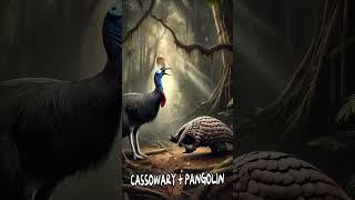 Cassowary-Pangolin Hybrid: The Armored Bird of Wonder!