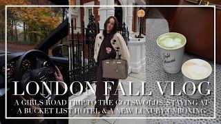 FALL IN LONDON | A COTSWOLDS ROAD TRIP, STAYING AT MY DREAM HOTELS & A LUXURY UNBOXING | Léana Esch