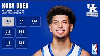 Koby Brea - Kentucky - 2024-25 NBA Draft Highlights