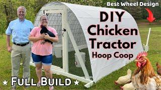 How to Build a Chicken Coop Step by Step – Easy + Affordable DIY Hoop Coop Chicken Tractor