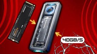 The Best USB4 M.2 SSD Enclosure ? Yottamaster 40Gbps Enclosure with Cooling Fan