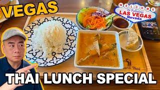 Lunch Special at the Weera Thai Restaurant on Rainbow. Las Vegas