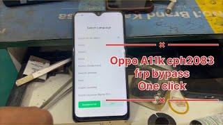 Oppo A11k/A12 (cph2083)android 9 /one click frp bypass oppo/a1k/realme c2/ frp bypass one click 2024