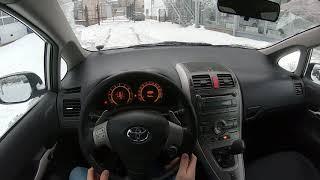 2008 Toyota Auris 1.6L (124) POV TEST DRIVE