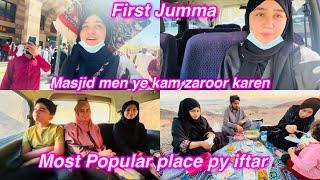 Ramdan First jumma | Madina's Most popular place py iftar | salma yaseen vlogs