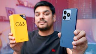 Realme C63 Unboxing | Leather back and 45W Charging!