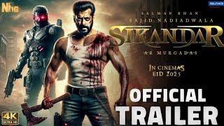 Sikandar : Official Trailer | Salman Khan | Rashmika M | Kajol A | Sajid Nadiadwala | AR Murgadas