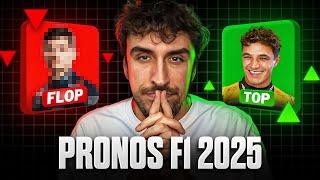 MES PRONOS POUR LA SAISON 2025 DE FORMULE 1