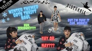 GOTH FASHION ONLINE THRIFT HAUL - KILLSTAR, DISTURBIA AND SOME WINTER COZIES - JAN 2022