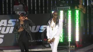 Wiz Khalifa Ft. 2 Chainz "We Own It" Live at Universal CityWalk Hollywood