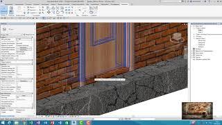 Autodesk Revit: Семейство двери (схема)