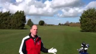 Manston Golf Centre - Aaron Galbraith PGA, how to play the 9th (2)