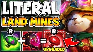 TEEMO BUT MY SHROOMS ARE UPGRADED LAND-MINES! (WATCH YOUR STEP OR DIE)