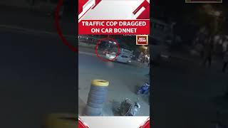 WATCH: Traffic Cop Dragged On Bonnet For 1km In Mumbai Outskirts | Maharashtra News #shorts