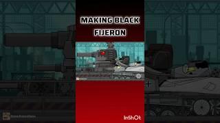 MAKING BLACK FIJERON#homeanimation #tankcartoon #edit #fijeron #tank