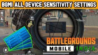 BGMI BEST ALL DEVICE SENSITIVITY SETTINGS || ZERO RECOIL SENSITIVITY SETTINGS FOR ALL DEVICE