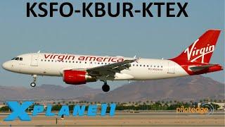 X-Plane 11 | T16000M First Flights!! | A319 A320 | PilotEdge | San Francisco, Burbank & Telluride!