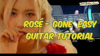 ROSÉ 로제  'Gone' Easy Guitar Tutorial | Chords + Strumming | Suin