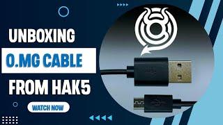 Unboxing: O.MG Cable USB-C to USB-A from Hak5