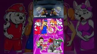 PAW Patrol:  - Zuma - Skye   Marshall - Ryder  Chase - Rocky Tiles Hop EDM Rush  #762