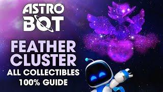 Astro Bot: Feather Cluster (W5) - 100% Guide (All Bots, Puzzle Pieces, Secret Exits)