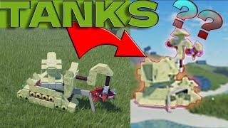 Building TANKS in EVOLVE 3D Roblox