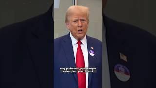 Irán no es amigo mío: aseguró Donald Trump tras votar en Florida. #Latinus #InformacionParaTi