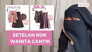 2 Model One Set Rok wanita Cantik Terbaru 2021