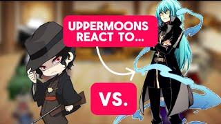 Uppermoons react to Rimuru Tempest Au | TTIGRAAS | Kny | Rimuru Tempest | 2x speed