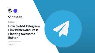 How to Add Telegram Link with WordPress Floating Awesome Button