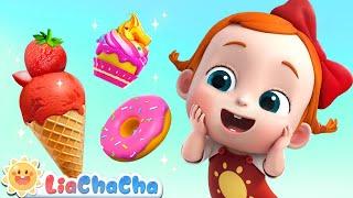 Yummy Buffet Food Song | Learning Food Song | Kids Songs & Nursery Rhymes | LiaChaCha