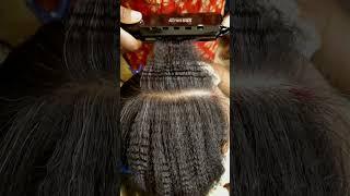 Hair Crimper Using | Professional Hair Care | Asmr #haircrimper