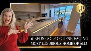 Golf Course Facing 6 beds, Most Luxurious Home of all!