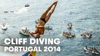 Cliff diving in Portugal - Red Bull Cliff Diving World Series 2014