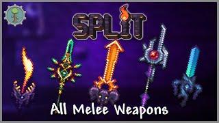 Terraria Split Mod - All Melee Weapons