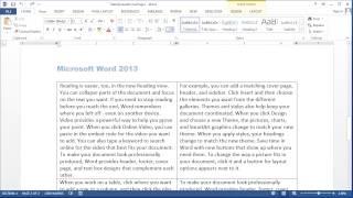 How to Make a Table Spread Across Pages in Microsoft Word : Applying Microsoft Word Knowledge