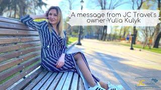 COVID-19: A message from JC Travel Ukraine owner Yulia Kulyk