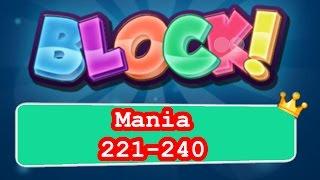 BLOCK! Mania Level 221-240 (Premium) - Lösung Solution Walkthrough