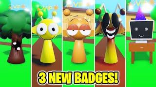 (UPDATE!) 3D SPRUNKI RP AND ANIMATIONS - How to get ALL 3 NEW BADGES!! NEW UPDATE! (ROBLOX)