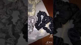 Fall asleep worry free when you use MYK Silk scrunchies 