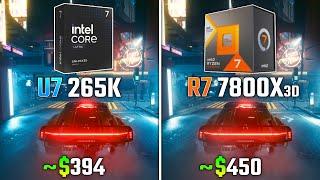 INTEL ULTRA 7 265K vs RYZEN 7 7800X3D | Test in 6 Games