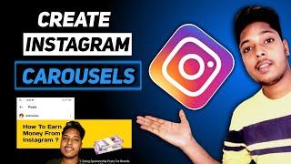 How To Create Instagram Carousel Post Without Canva | Amazing  Seamless Carousels on Instagram 