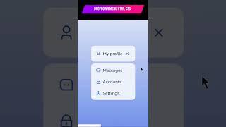 DROPDOWN MENU HTML CSS | PROGRAMMERS HUB| Java | JavaScript