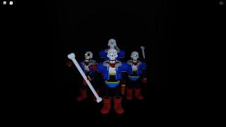 [DELETED](obby creator) Disbelief Papyrus model