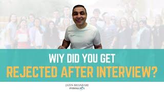 The Most Common MBA INTERVIEW MISTAKE That Leads MBA Applicants To Rejection & How To Avoid That?