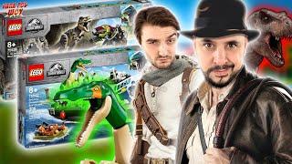 ПАПА РОБ И ПАПА БОБ: LEGO МИР ЮРСКОГО ПЕРИОДА! ДИНОЗАВРЫ JURASSIC WORLD - ЛУЧШИЕ ВИДЕО!