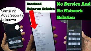 Samsung A03s No Service Solution||Samsung A03s Baseband And Imei Unknown Problem Solution 2023