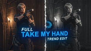 Take my hand trend edit tutorial on alight motion