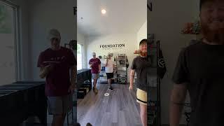 How long can you spin a disc on your finger? #foundation #discgolf #challenge